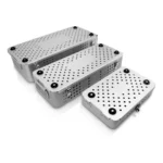 contenedores para esterilización para placas de titanio y acero